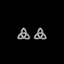 Triangle Stud Earrings