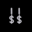 Dollar $ign Earrings