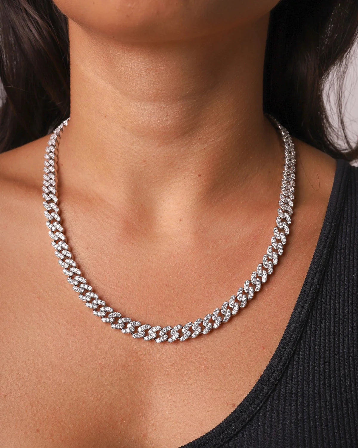 Tennis chain on sale 925 silver