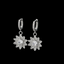 Lotus Hoop Earrings