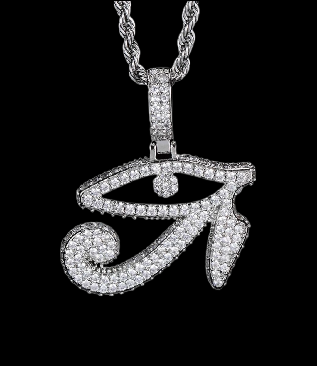 Eye of store horus diamond pendant