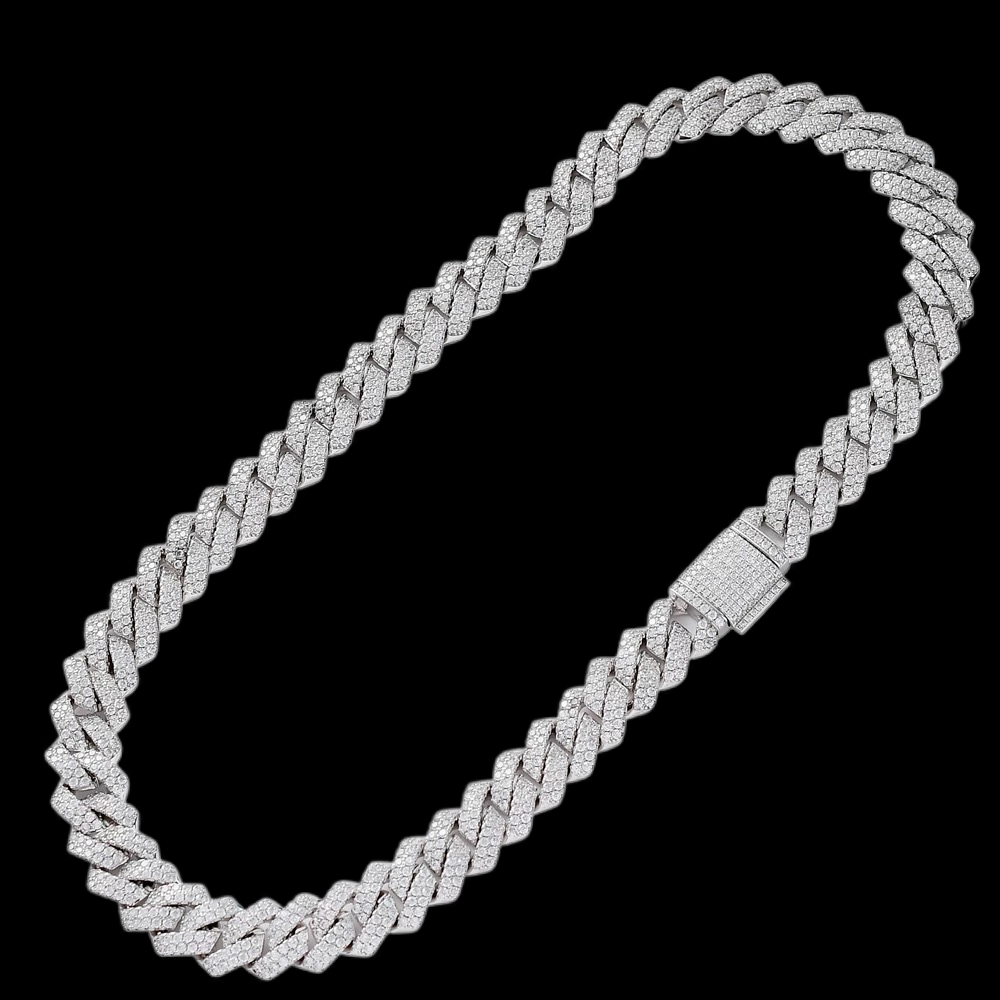 Iced out cuban link necklace deals