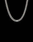 Silver Cuban Necklace