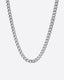 White Gold Miami Cuban Chain Lant