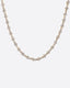 Gold Flower Shaped Chain Necklace