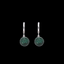 Green DiscoBall Earrings