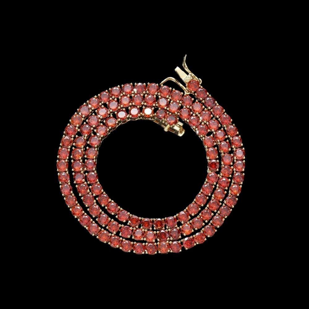 5mm Rosso Tennis Chain