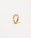 Gold Icy Row Ring