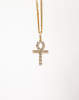 Pandantiv Gold Ankh Cross Pendant Necklace