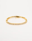 Bratara Gold Tennis Loop