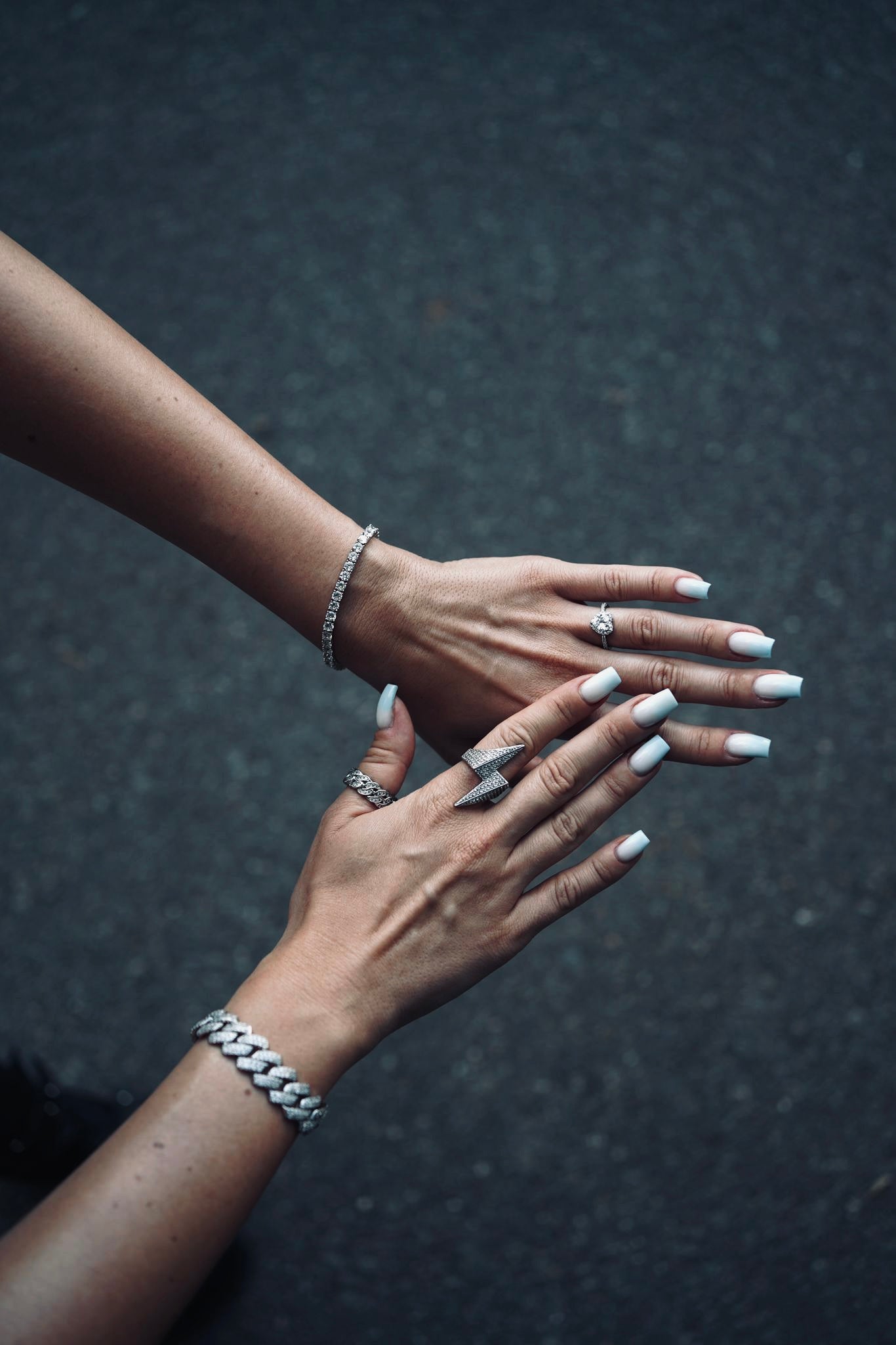 Noemi&#39;s Iced Out Heart Ring