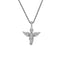 Silver Sinner Angel Necklace